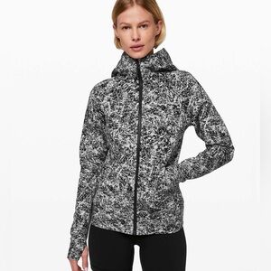 Lululemon 🍋 Full Zip Scuba Hoodie 
Paint Splash Silver Drop Multi 
Sz 8
